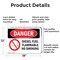 Signmission Diesel Fuel Flammable No Smoking Danger Sign, Aluminum, 18in W x 12in L, 2PK OS-2PACK-DS-A-1218-L-1128 - alternate 9